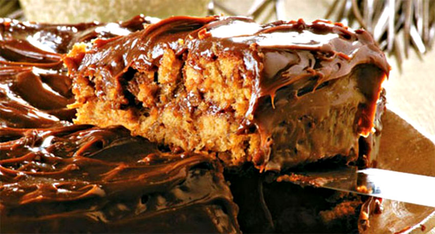 Recheio de chocolate com nozes