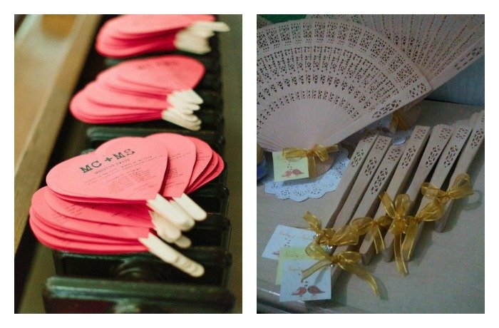 leques diy lembrancinha de casamento 2015