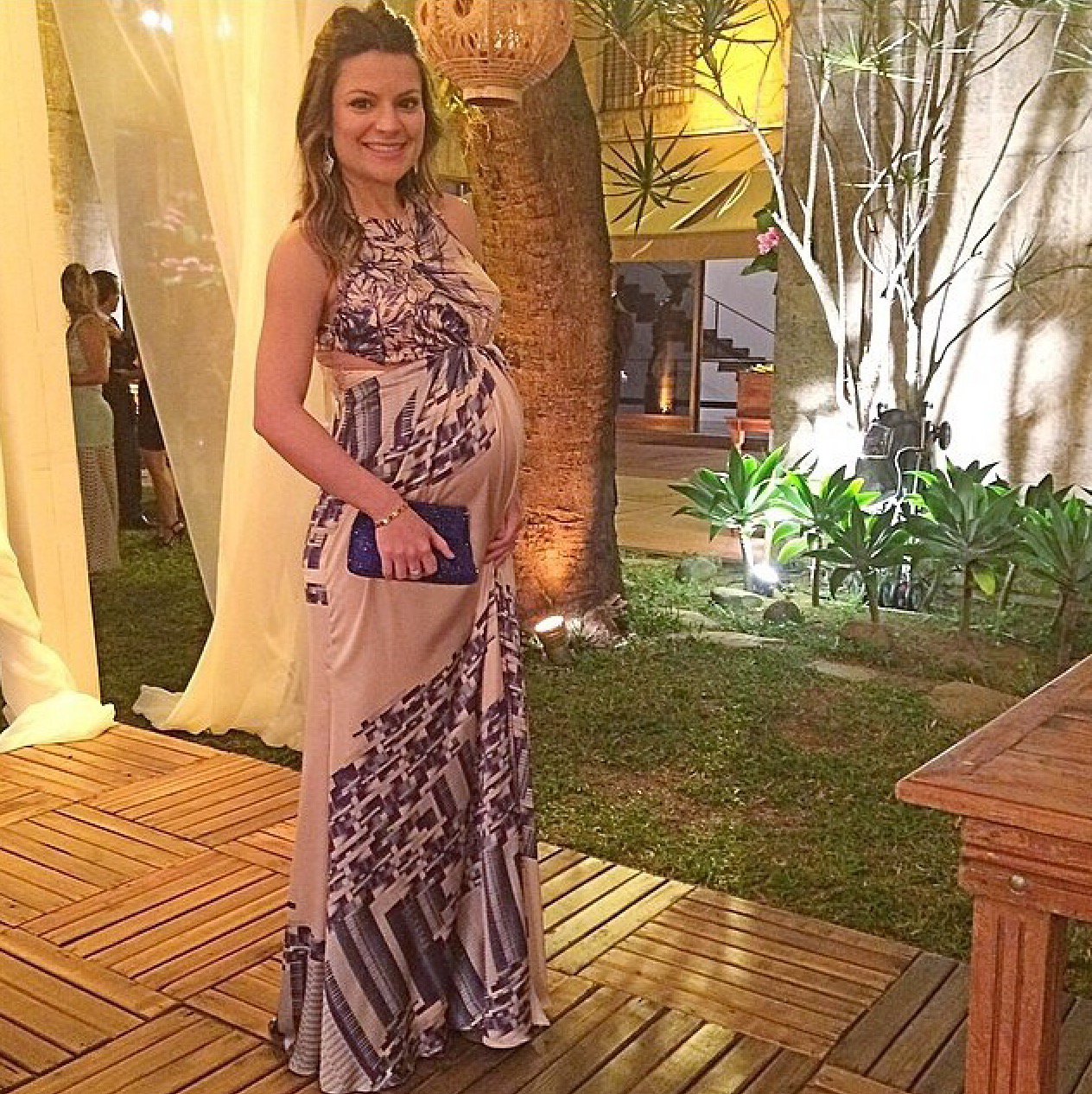 vestido estampado madrinhas