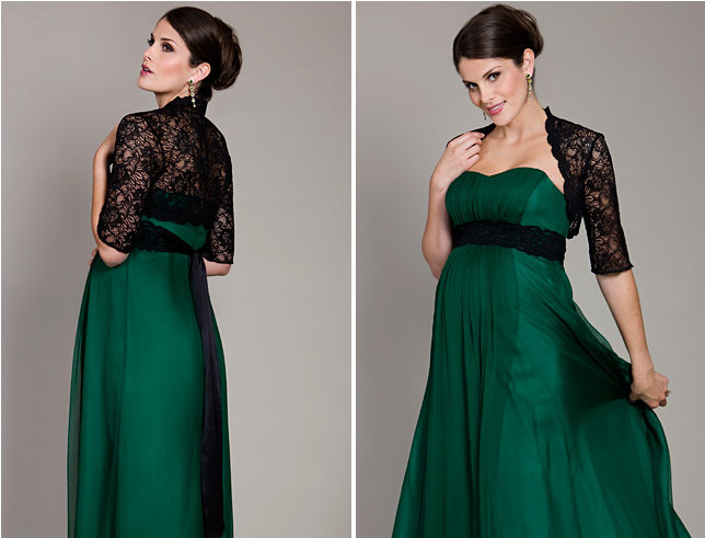 vestidos acinturados para madrinhas grávidas