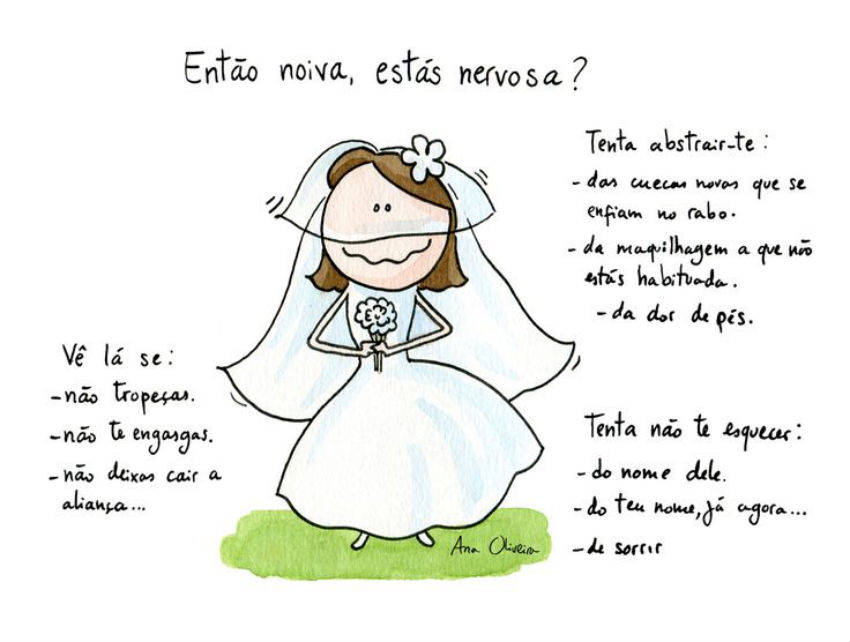 Nervosismo no casamento? Nem pensar!